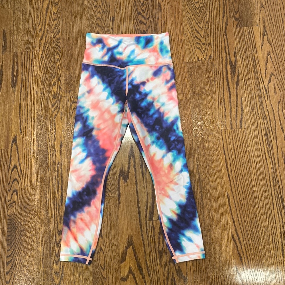 Athleta Tie-Dye Capri Leggings